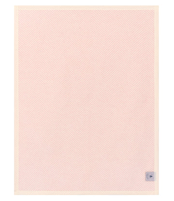 Harborview Herringbone Ballet Pink Mini Blanket7