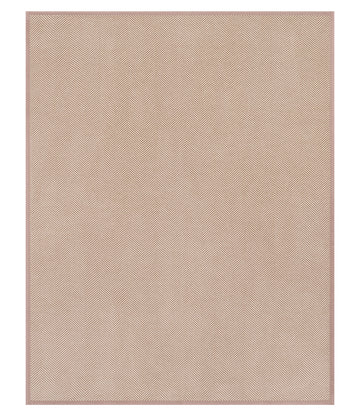 Sepia-toned blanket with repeating herringbone weave pattern throughout.5