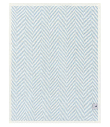 Harborview Herringbone Sky Mini Blanket7