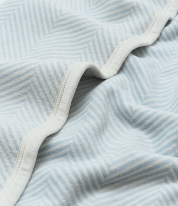 Harborview Herringbone Sky Mini Blanket4