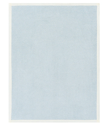 Harborview Herringbone Sky Mini Blanket