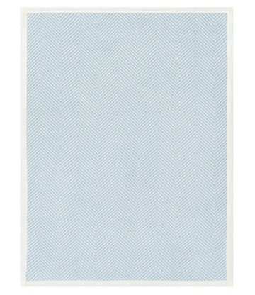 Harborview Herringbone Sky Mini Blanket