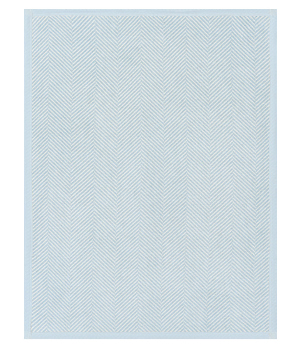 Harborview Herringbone Sky Blanket