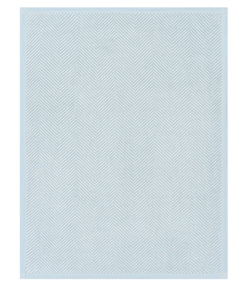 Harborview Herringbone Sky Mini Blanket1