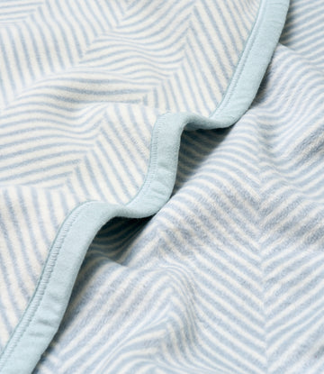 Harborview Herringbone Sky Mini Blanket4