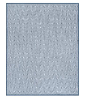 Harborview Herringbone Cornflower Blanket5