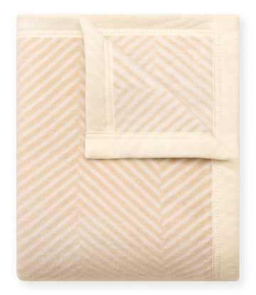 Harborview Herringbone Cream Blanket2