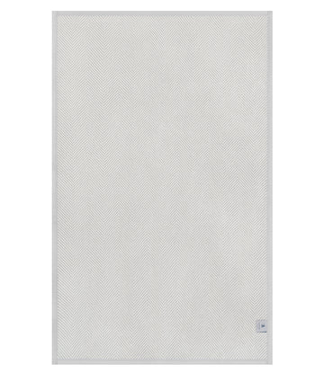 Harborview Herringbone Light Grey Blanket3