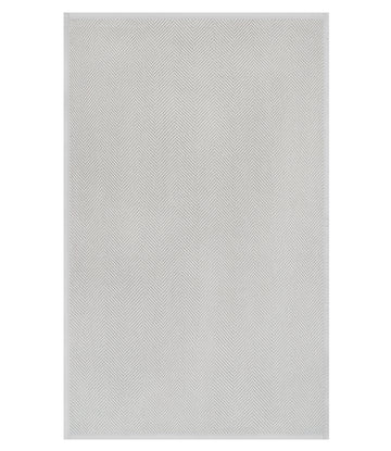 Harborview Herringbone Light Grey Blanket2