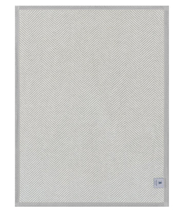 Harborview Herringbone Light Grey Blanket7