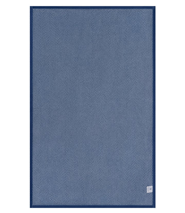 Harborview Herringbone Navy Blanket6