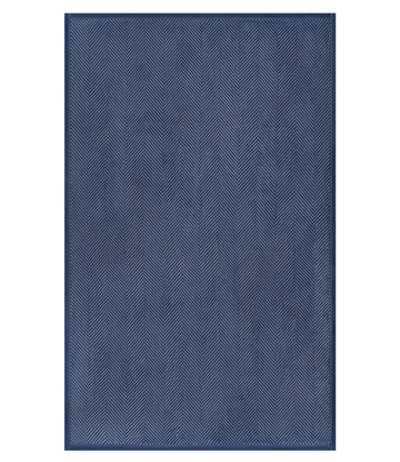 Harborview Herringbone Navy Blanket3