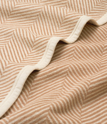 Harborview Herringbone Tan Blanket4