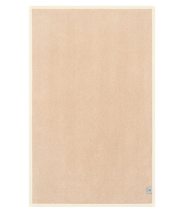 Harborview Herringbone Tan Blanket4