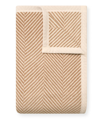 Harborview Herringbone Tan Blanket1