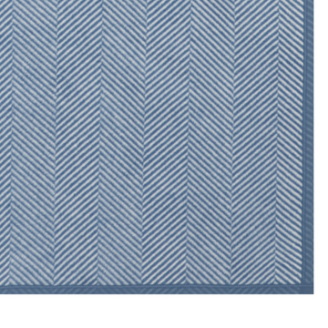 Harborview Herringbone Cornflower Blanket