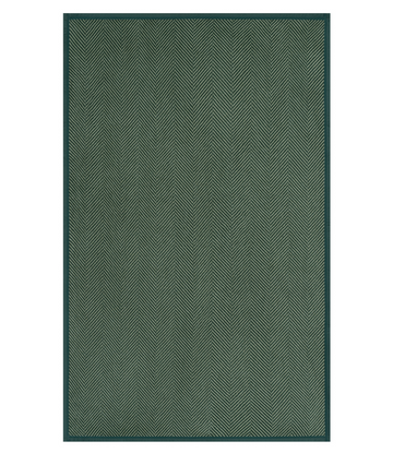 Harborview Herringbone Forest Green Midi Blanket