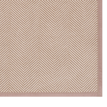 Harborview Herringbone Sepia Blanket