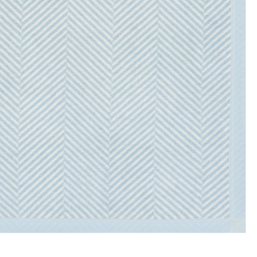 Harborview Herringbone Sky Mini Blanket