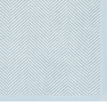 Harborview Herringbone Sky Mini Blanket