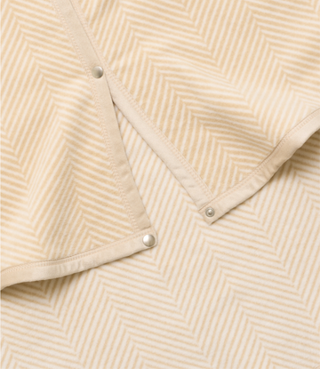 Harborview Herringbone Cream Christmas Tree Skirt3