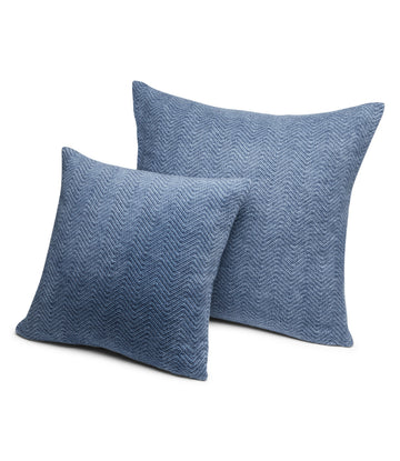 Bayside Herringbone Euro Pillow Covers2