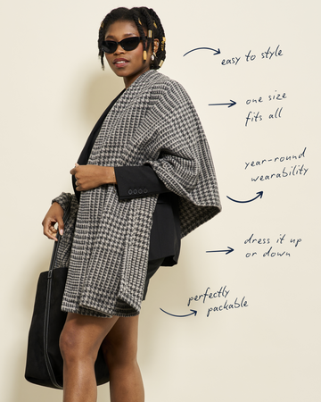 Katama Plaid Ash Shawl