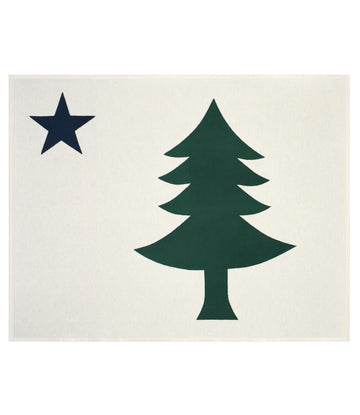 Maine Flag Blanket