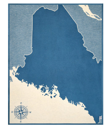 Maine Map Blanket5