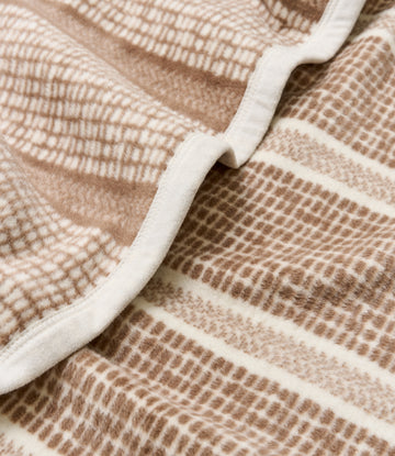 Market Stripe Sepia Blanket4