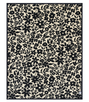 Midnight Floral Blanket7