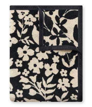 Midnight Floral Blanket