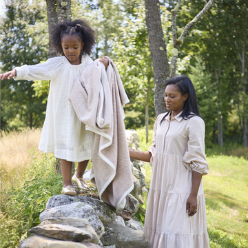 Harborview Herringbone Tan Blanket