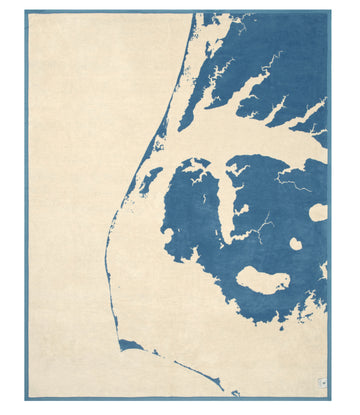 Outer Banks Map Blanket5