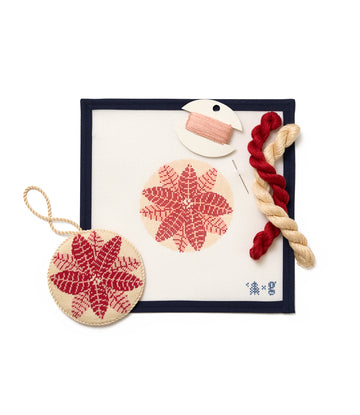 Poinsettias Needlepoint Kit
