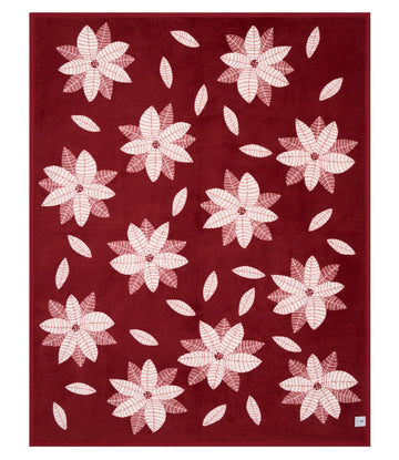 Poinsettias Blanket9