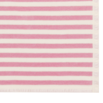 Sweet Pea Stripe Blush Mini Blanket