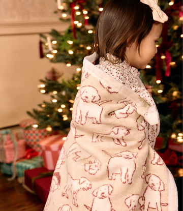 Santa Puppies Mini Blanket2