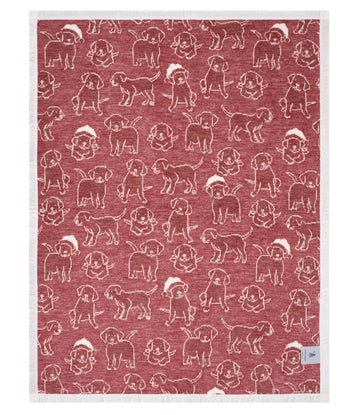 Santa Puppies Mini Blanket9