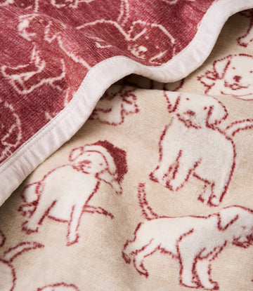 Santa Puppies Mini Blanket3