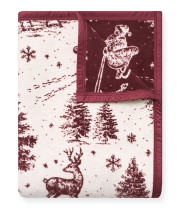 Santa Toile Blanket