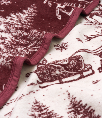 Santa Toile Blanket5
