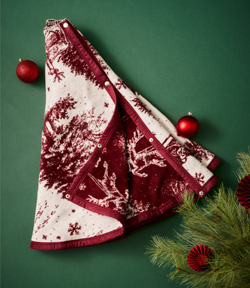 Santa Toile Tree Skirt3