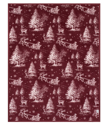 Santa Toile Blanket7