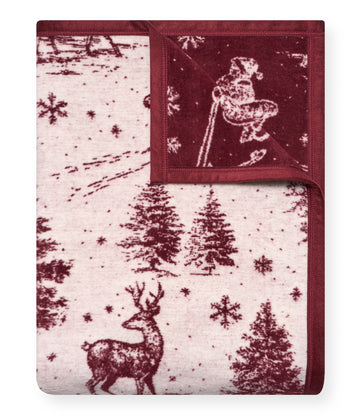 Santa Toile Blanket