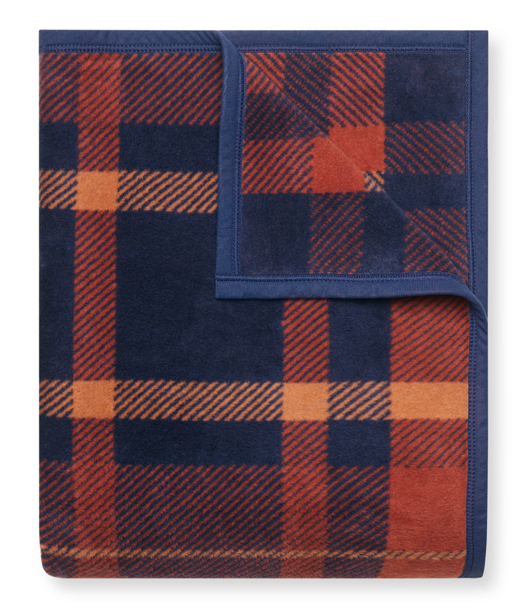 Sebago Tartan Throw Blanket | ChappyWrap