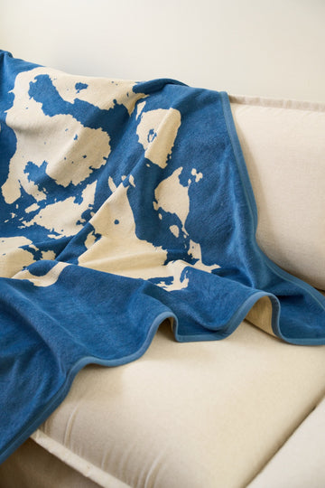 San Juan Islands Map Blanket