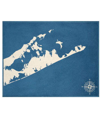The Hamptons Map Blanket