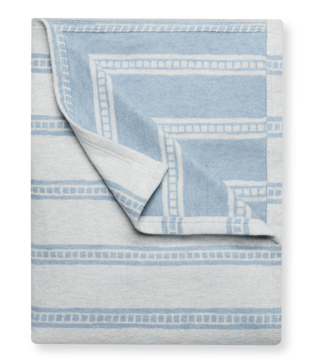 Tile Stripe Fog Lightweight Blanket