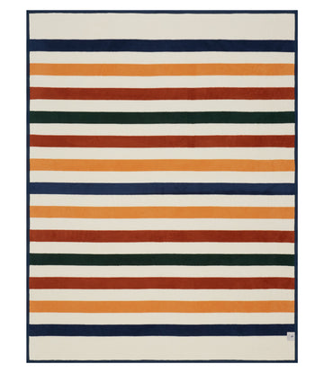 Vintage Casco Bay Stripe Blanket4